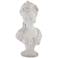 Young Girl 11 3/4" High Antique Style Bust Statue