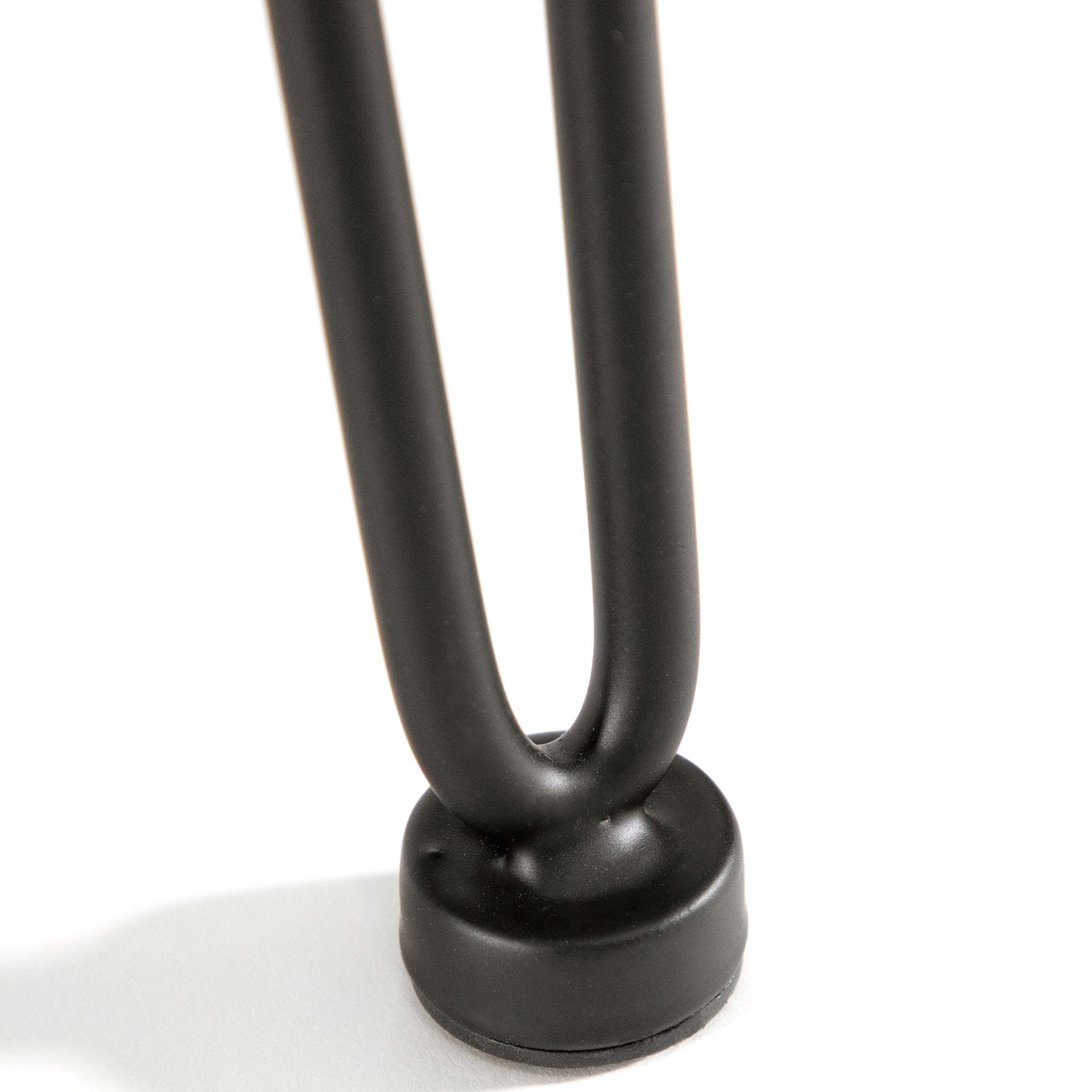 Ysar 19 1/4" Wide Black Wicker 1-Shelf Outdoor Side Table