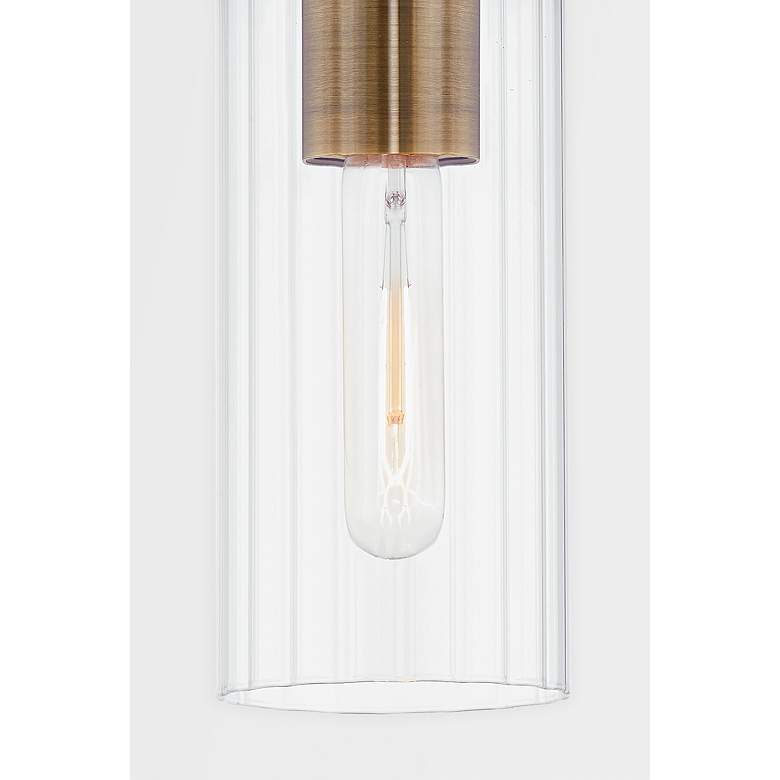 Image 4 Yucca 12 3/4" High Patina Brass Outdoor Wall Light more views