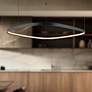 1_Yukon 39 1/4" Wide Urban Bronze LED Pendant Light