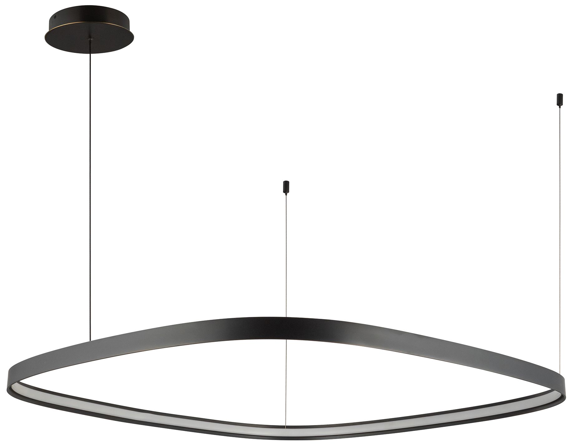 Image 3 Yukon 39 1/4" Wide Urban Bronze LED Pendant Light more views