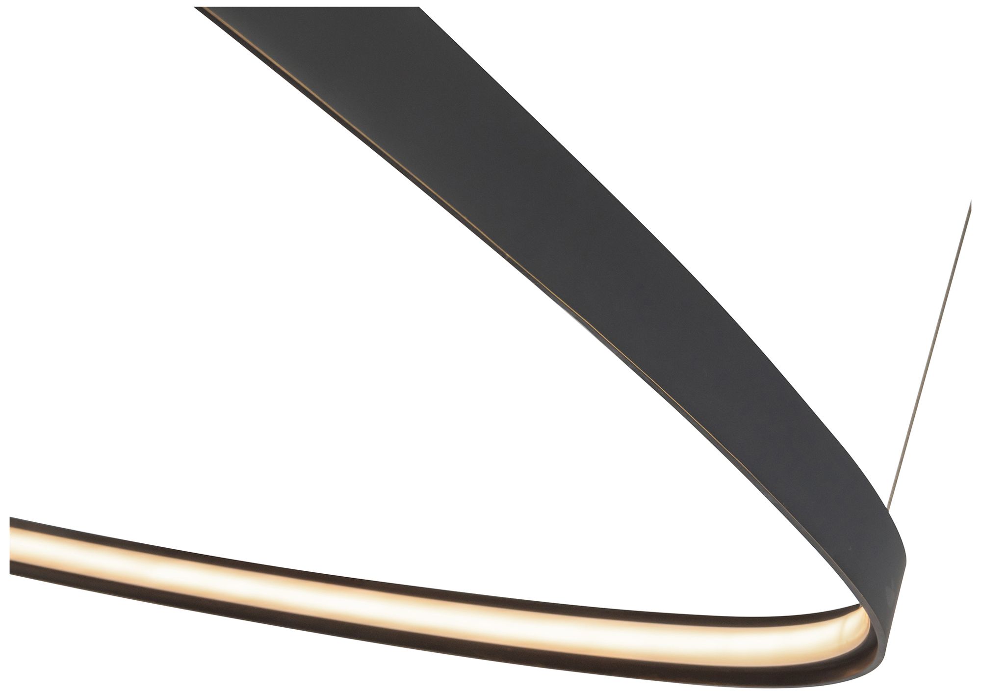 Image 5 Yukon 39 1/4" Wide Urban Bronze LED Pendant Light more views