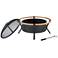 Yuma Copper Ring 30" Wide Black Steel Outdoor Fire Pit