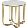 Thumbnail2 of Yuri Bronze Metal and Glass End Table
