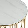 Thumbnail3 of Yuri Bronze Metal and Glass End Table more views