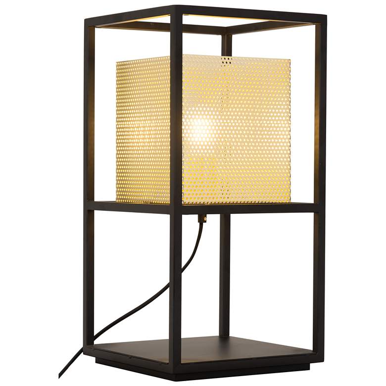 Image 1 Yves Table Lamp Gold &amp; Black