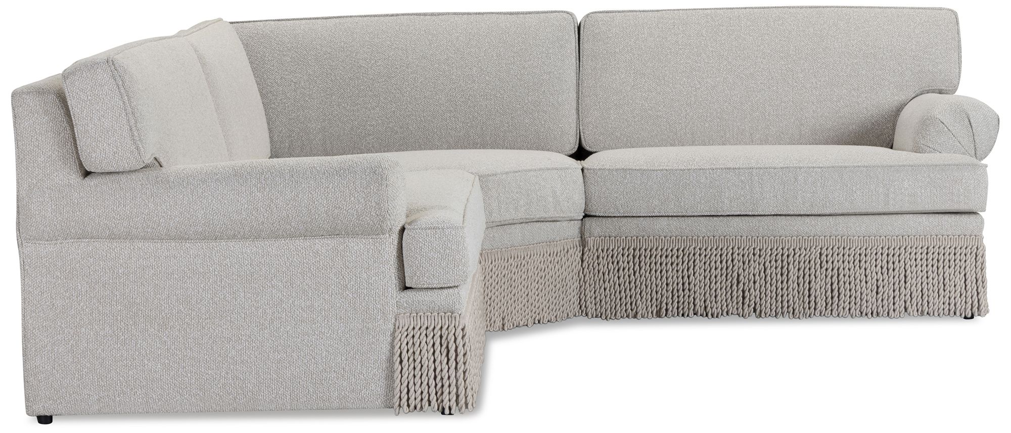 Image 2 Yvette Warm Grey Boucle 3-Piece L Sectional more views