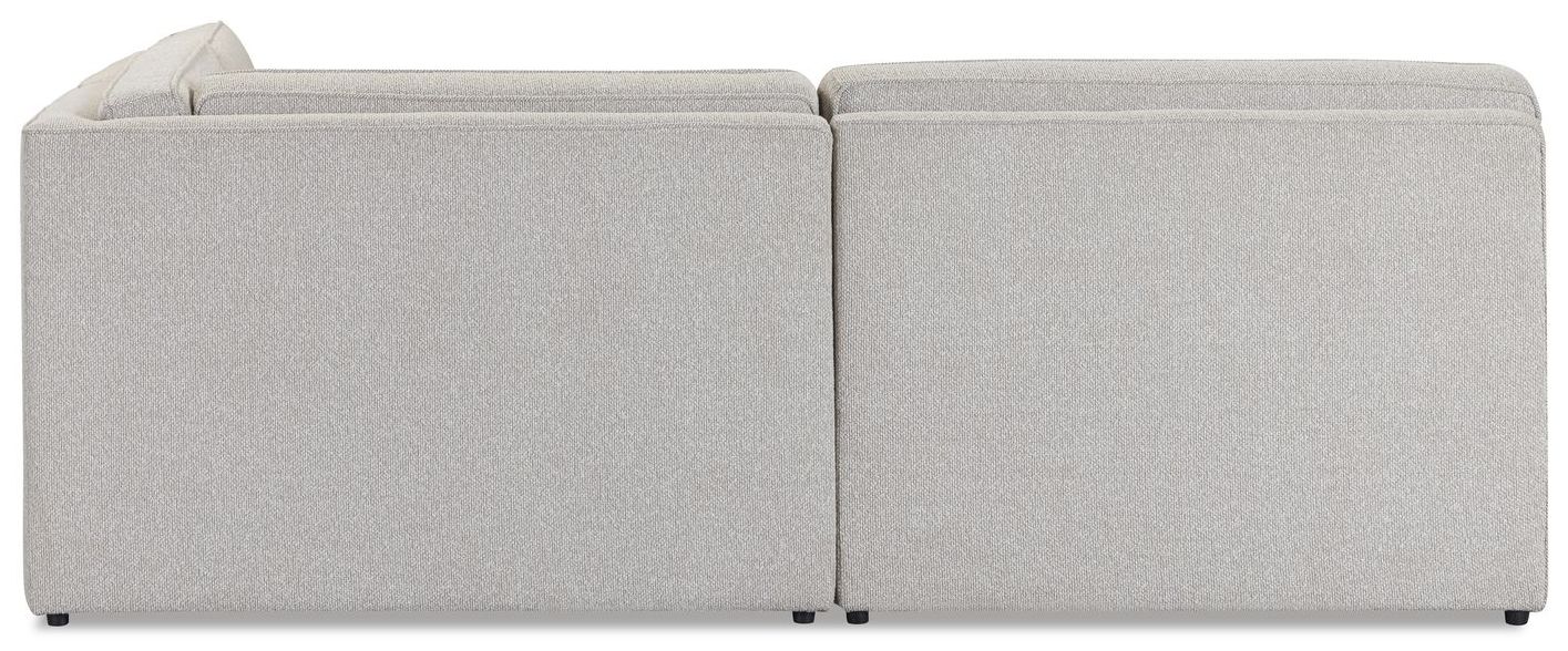 Image 4 Yvette Warm Grey Boucle 3-Piece L Sectional more views
