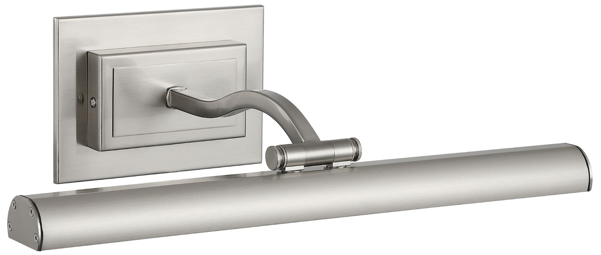 Image 3 Yvonne 16" Wide Satin Chrome, Frosted LED Picture Light more views