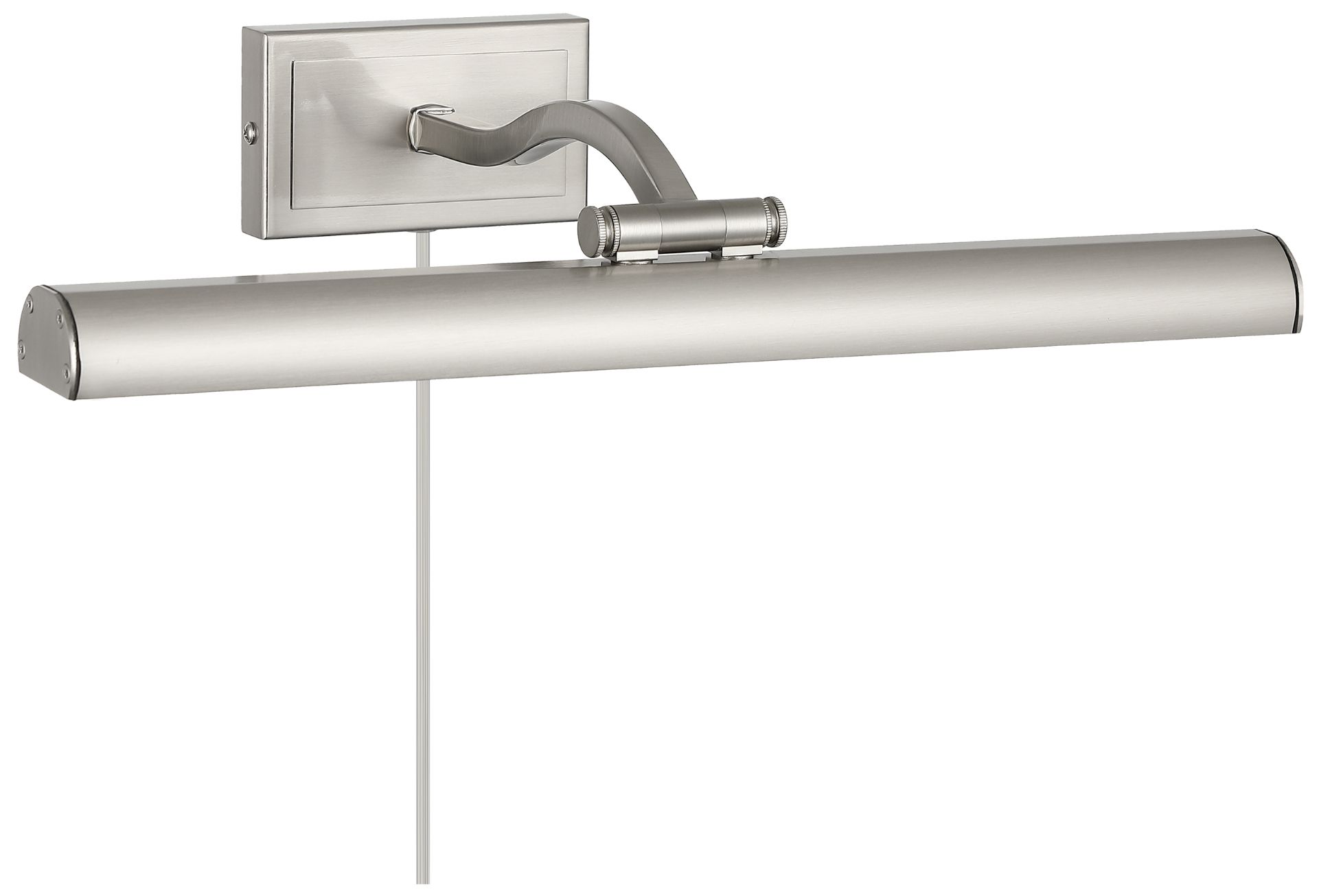 Image 4 Yvonne 16" Wide Satin Chrome, Frosted LED Picture Light more views