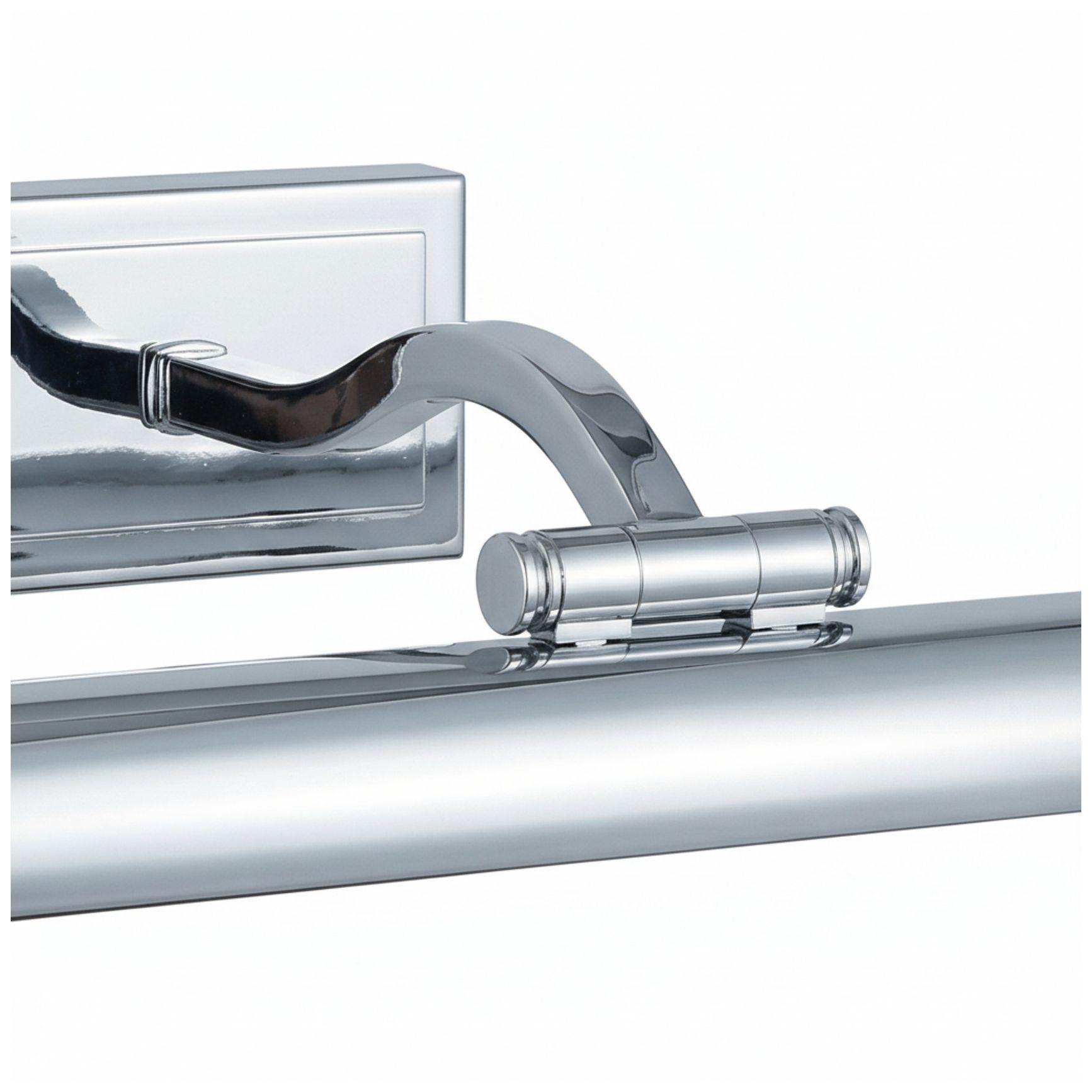 Image 6 Yvonne 16" Wide Satin Chrome, Frosted LED Picture Light more views
