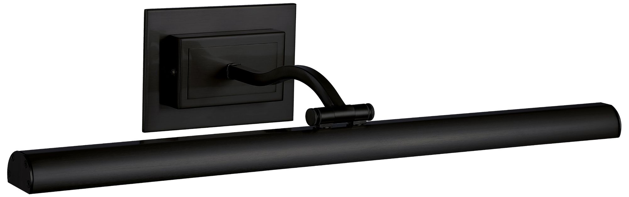 Image 3 Yvonne 24" Wide Matte Black, Frosted LED Picture Light more views