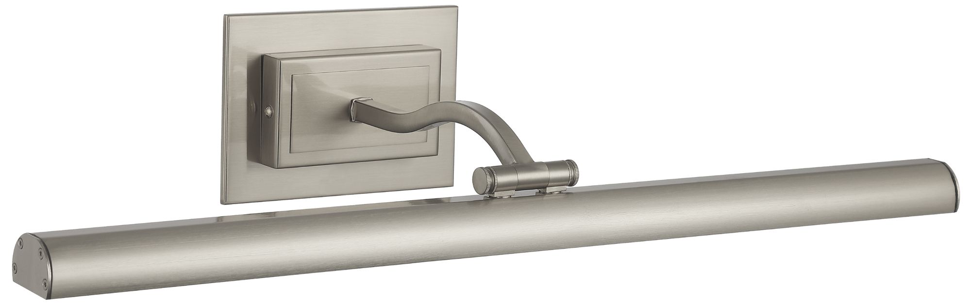 Image 3 Yvonne 24" Wide Satin Chrome, Frosted LED Picture Light more views
