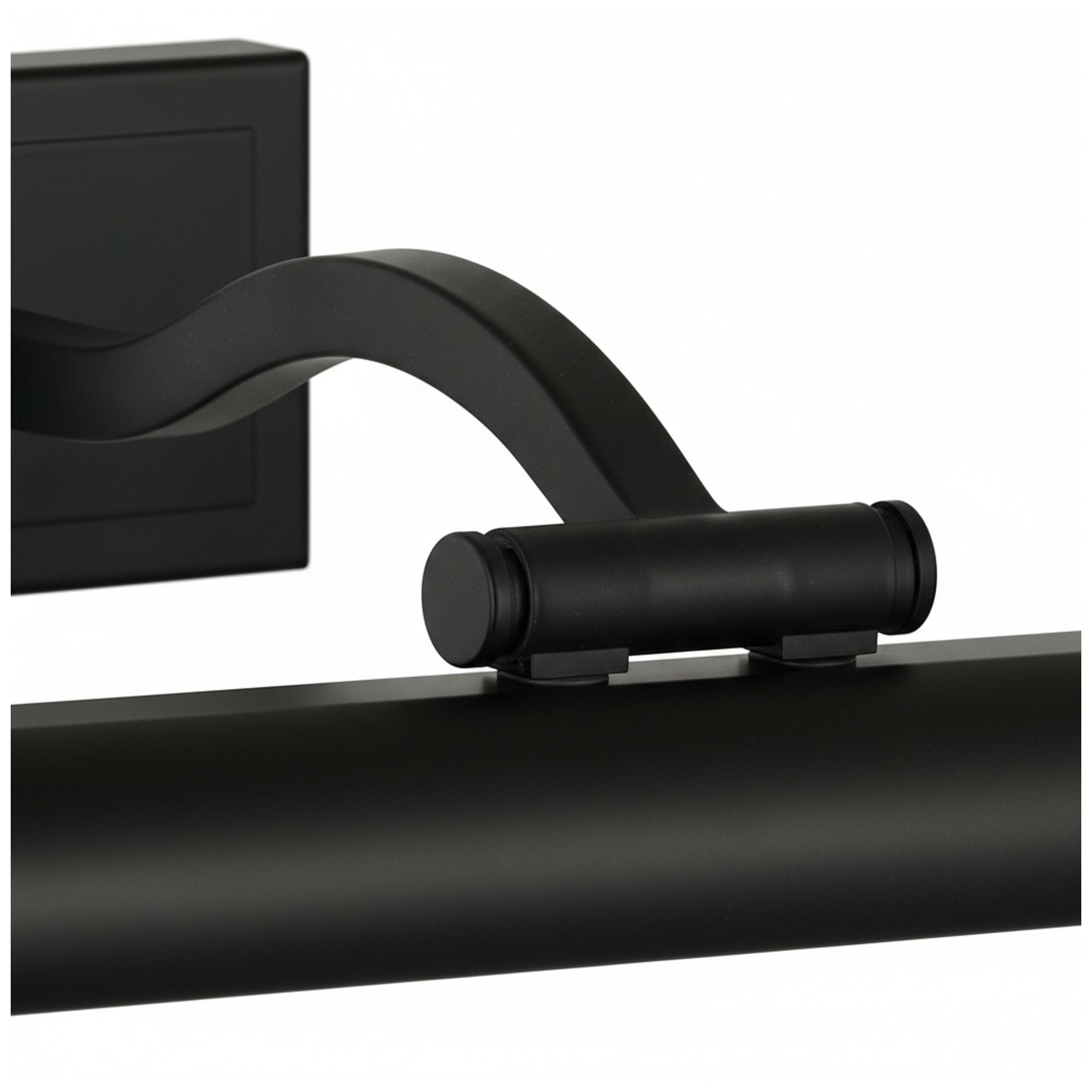 Image 5 Yvonne 32" Wide Matte Black, Frosted LED Picture Light more views