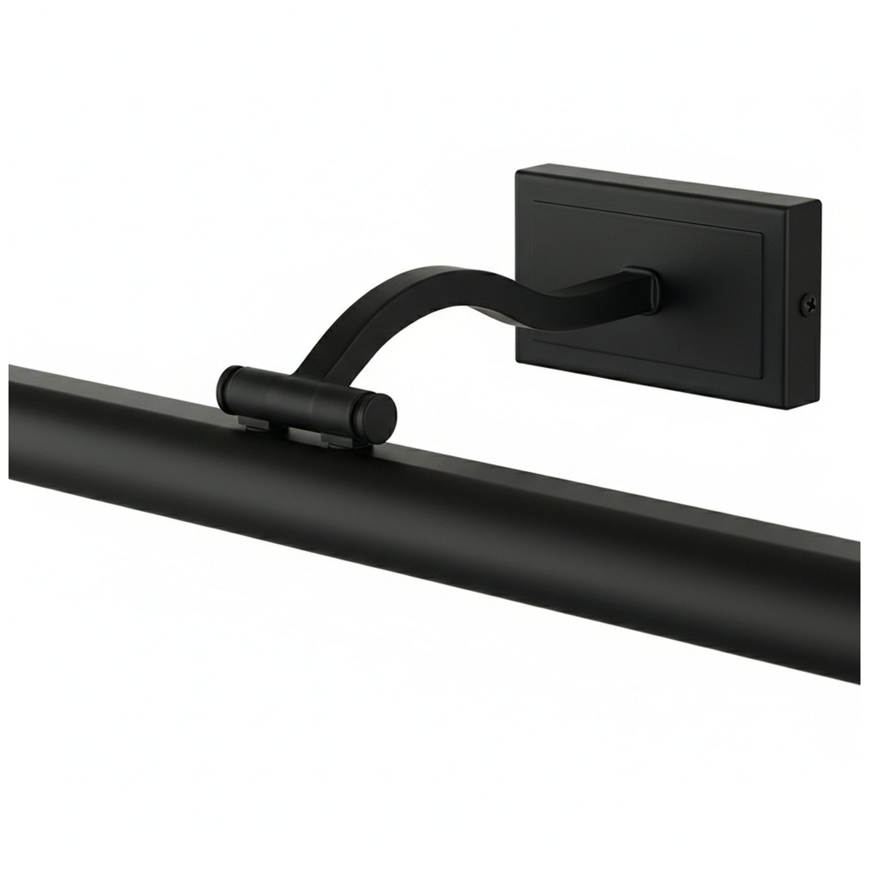 Image 6 Yvonne 32" Wide Matte Black, Frosted LED Picture Light more views