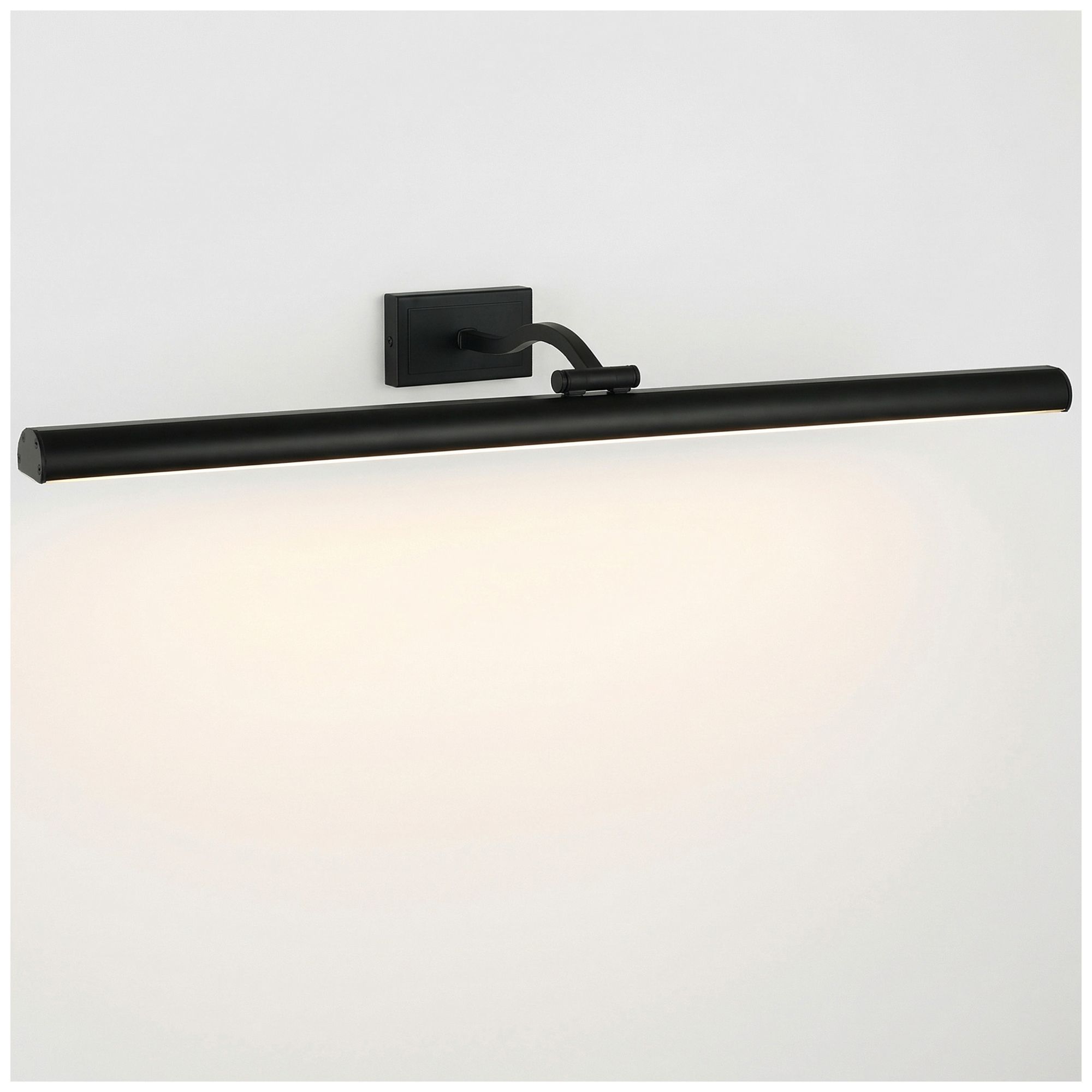 Image 7 Yvonne 32" Wide Matte Black, Frosted LED Picture Light more views