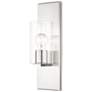 Z&#252;rich 1 Light Brushed Nickel Wall Sconce