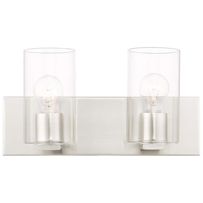 Image 1 Zürich 2 Light Brushed Nickel Bath Vanity