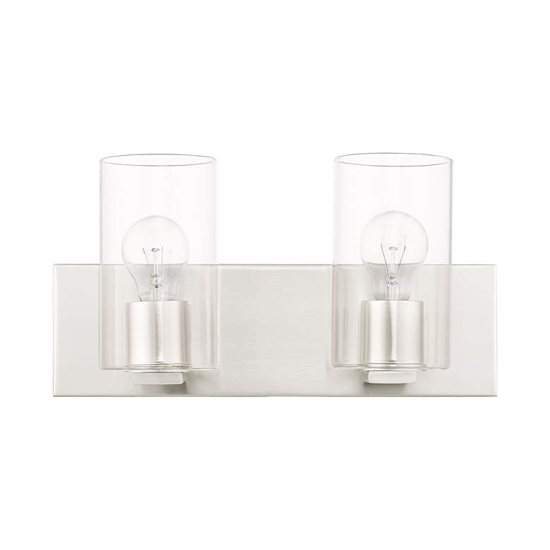 Image 4 Zürich 2 Light Brushed Nickel Bath Vanity more views