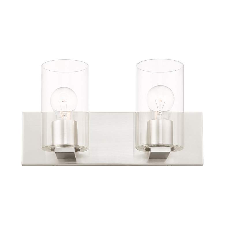 Image 5 Zürich 2 Light Brushed Nickel Bath Vanity more views
