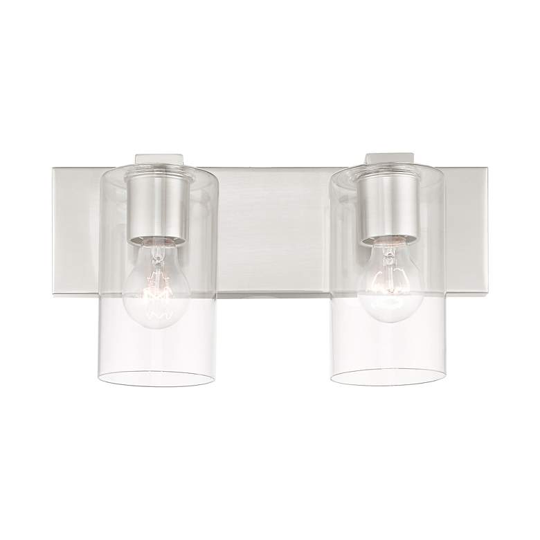 Image 6 Zürich 2 Light Brushed Nickel Bath Vanity more views