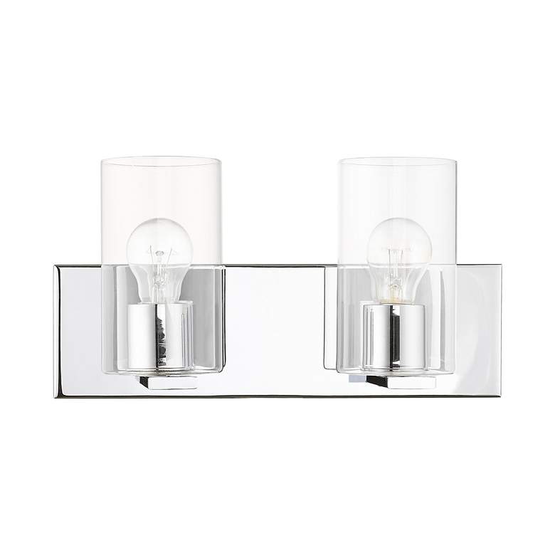 Image 4 Zürich 2 Light Polished Chrome Bath Vanity more views