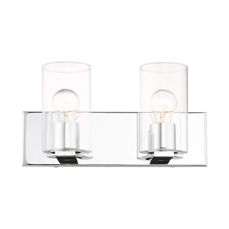 Image 5 Zürich 2 Light Polished Chrome Bath Vanity more views