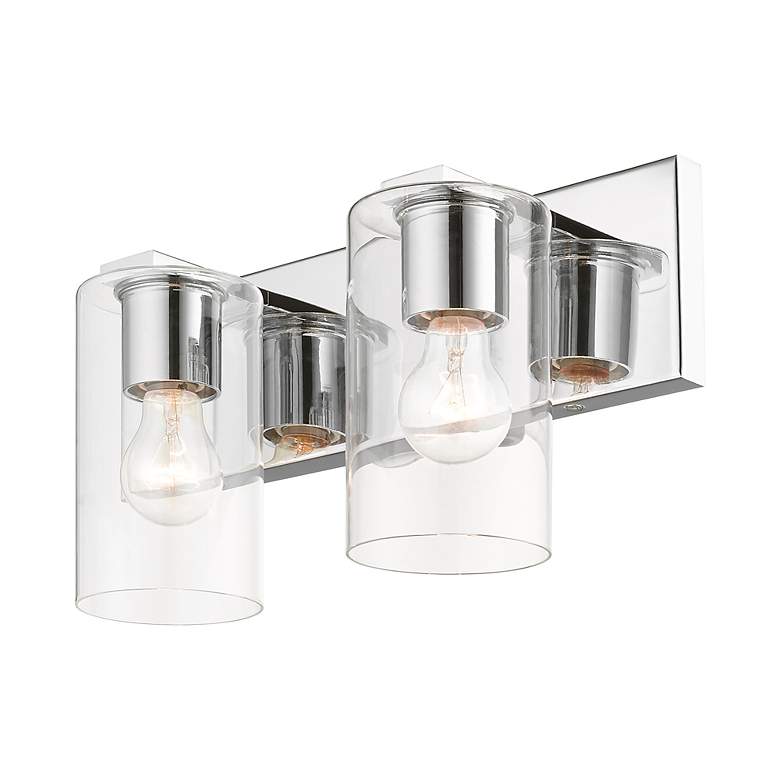 Image 7 Zürich 2 Light Polished Chrome Bath Vanity more views