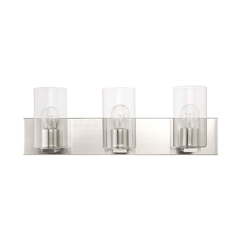 Image 4 Zürich 3 Light Brushed Nickel Bath Vanity more views