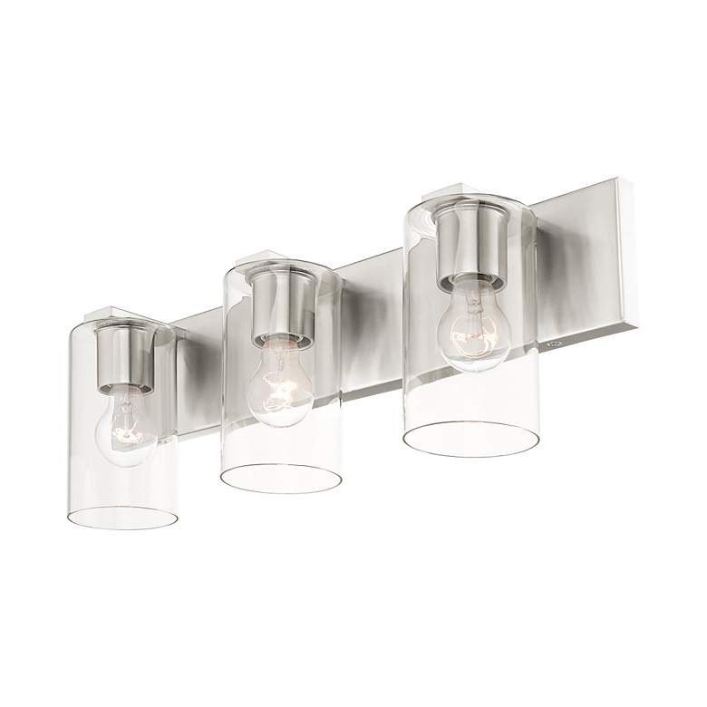 Image 7 Zürich 3 Light Brushed Nickel Bath Vanity more views