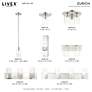 Thumbnail2 of Zürich 4 Light Brushed Nickel Bath Vanity more views