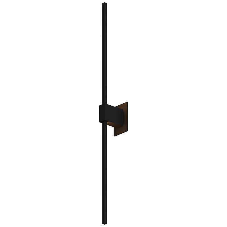 Image 3 Z-Bar 36 inch Wide Matte Black LED Wall Sconce/Bath Light more views