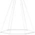Z-Bar Honeycomb 35 3/4" Wide Matte White LED Pendant Light