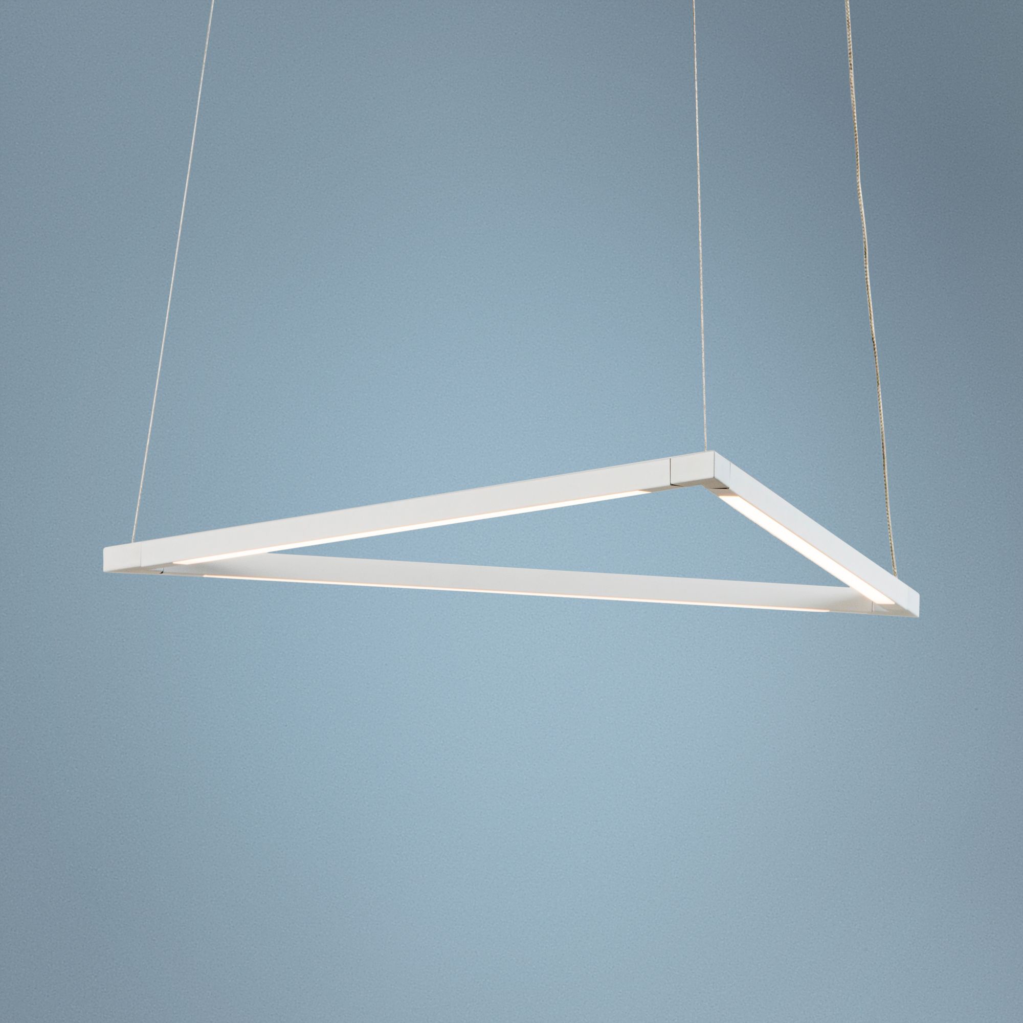 triangular pendant light