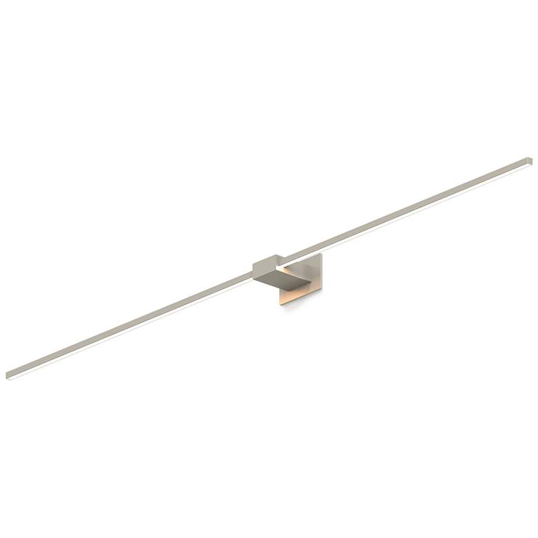 Image 1 Z-Bar Wall Sconce Nickel 60"Center Mount