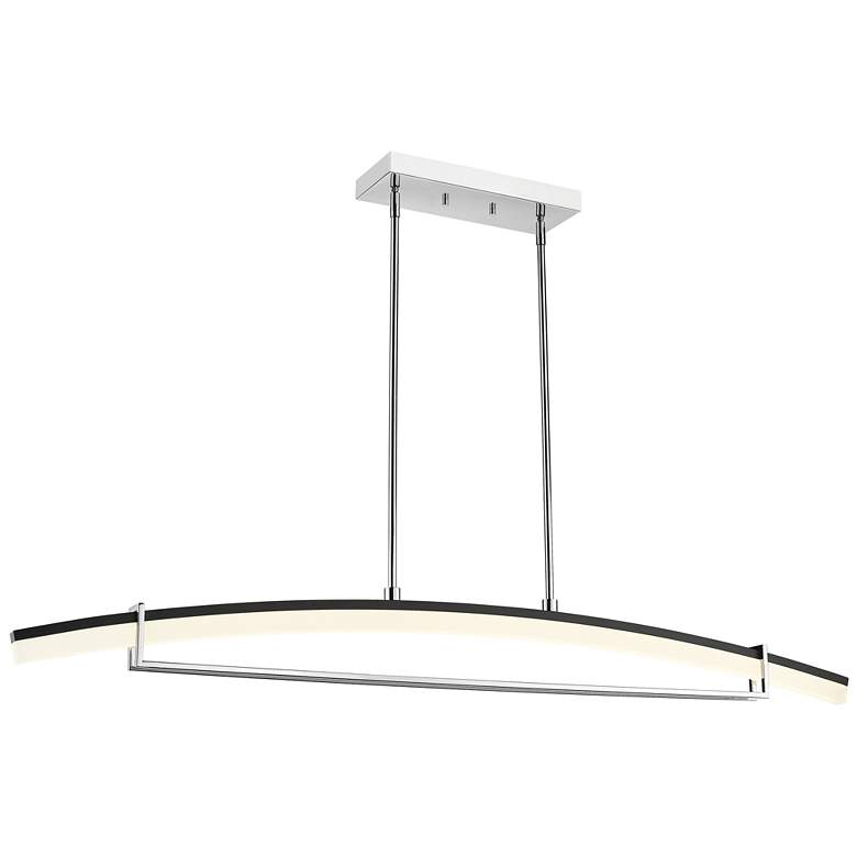 Image 1 Z-Lite 1 Light Chandelier in Chrome Finish