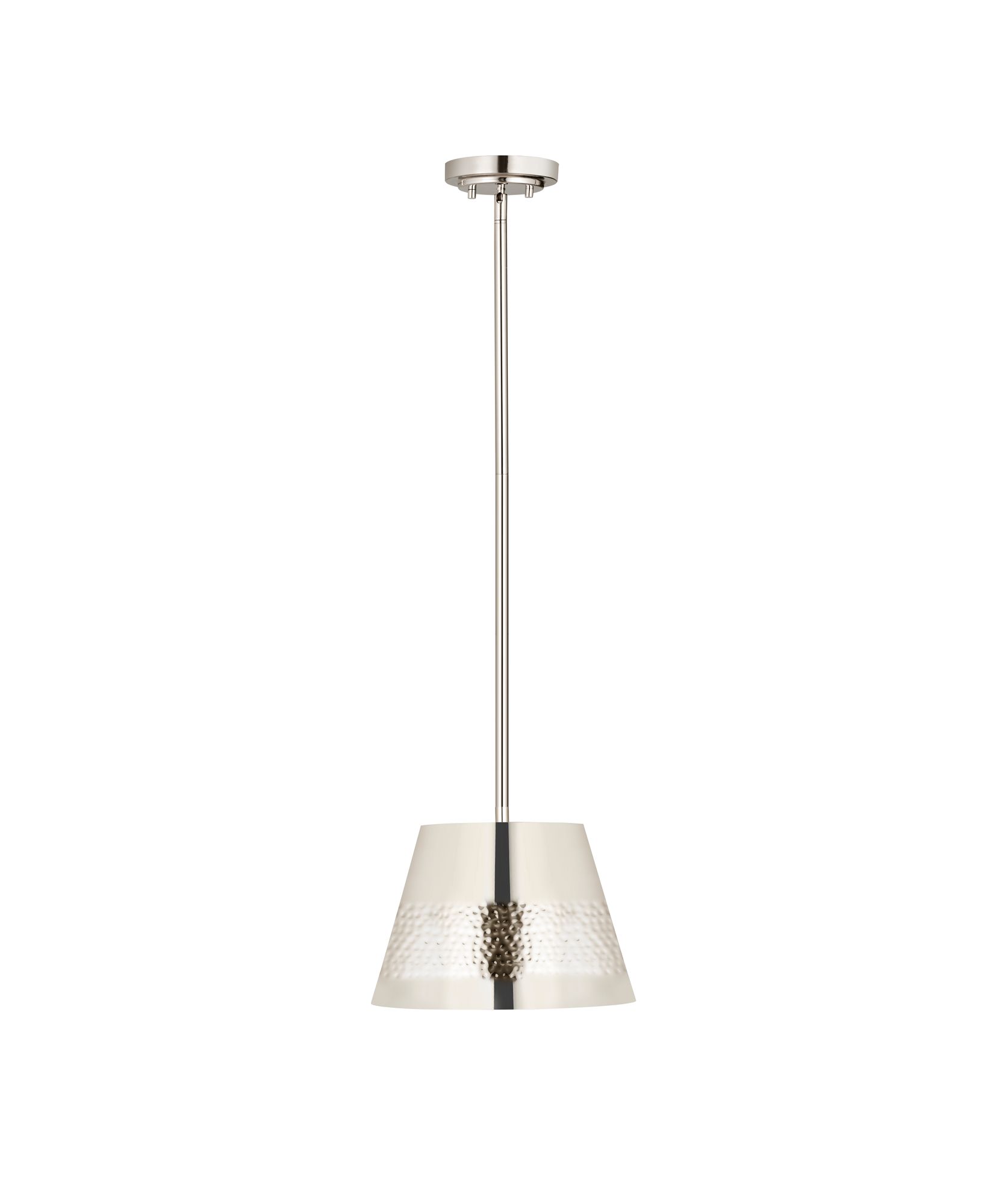 Image 4 Z-Lite 1 Light Chandelier in Polished Nickel Finish more views