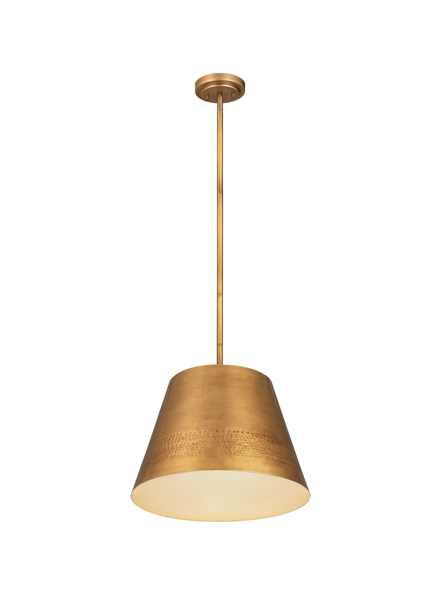 Image 5 Z-Lite 1 Light Chandelier in Rubbed Brass Finish more views