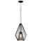 Z-Lite 1 Light Mini Pendant in Bronze Finish