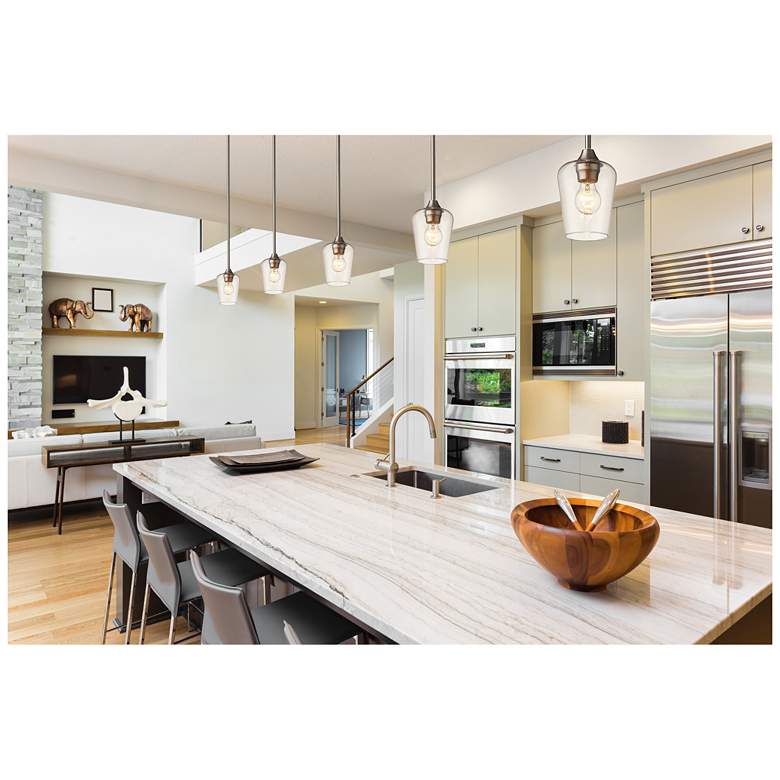 Image 2 Z-Lite 1 Light Mini Pendant in Brushed Nickel Finish more views