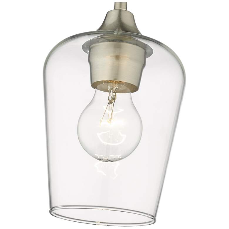 Image 5 Z-Lite 1 Light Mini Pendant in Brushed Nickel Finish more views