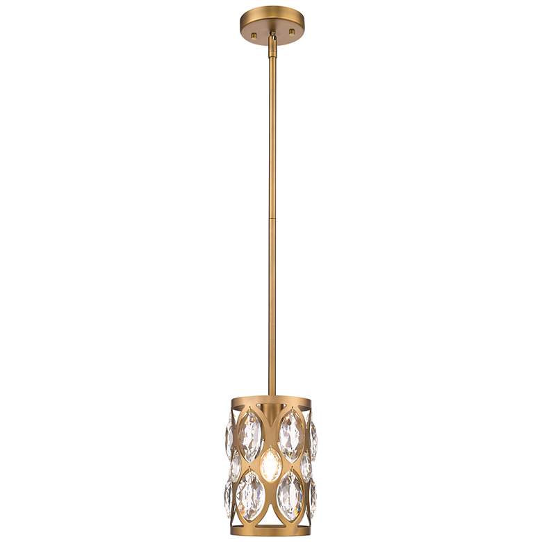 Image 1 Z-Lite 1 Light Mini Pendant in Heirloom Brass Finish