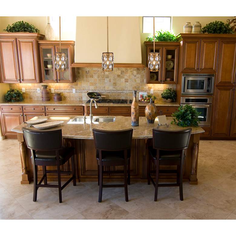 Image 2 Z-Lite 1 Light Mini Pendant in Heirloom Brass Finish more views