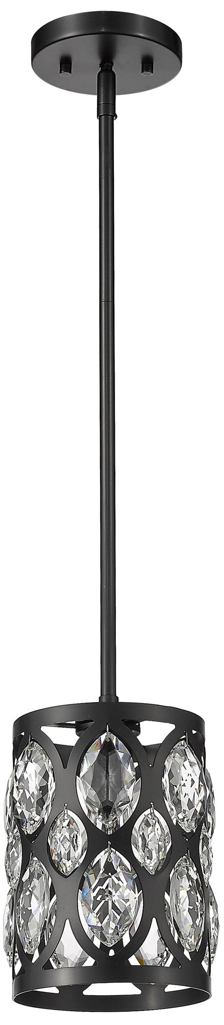 Image 4 Z-Lite 1 Light Mini Pendant in Matte Black Finish more views