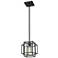 Z-Lite 1 Light Mini Pendant in Matte Black Finish