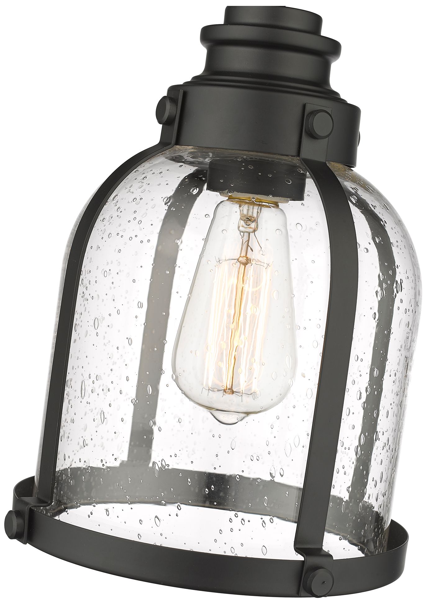 Image 6 Z-Lite 1 Light Mini Pendant in Matte Black Finish more views