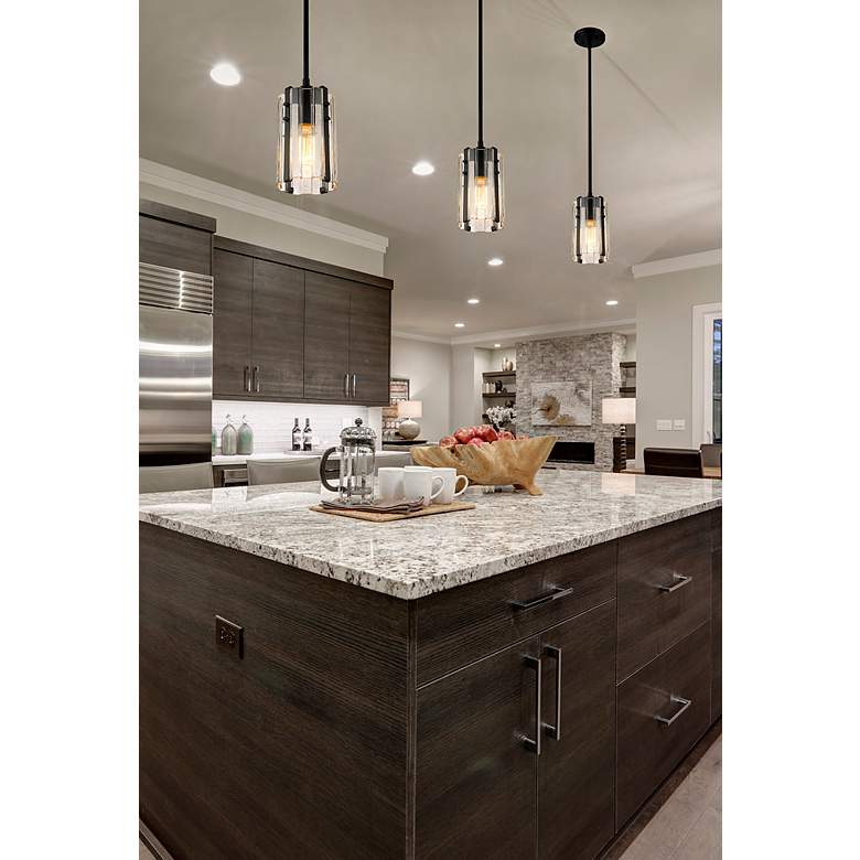 Image 3 Z-Lite 1 Light Mini Pendant in Matte Black Finish more views