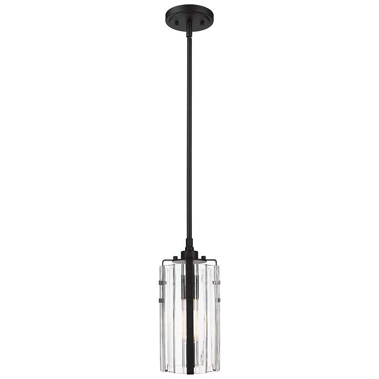 Image 4 Z-Lite 1 Light Mini Pendant in Matte Black Finish more views
