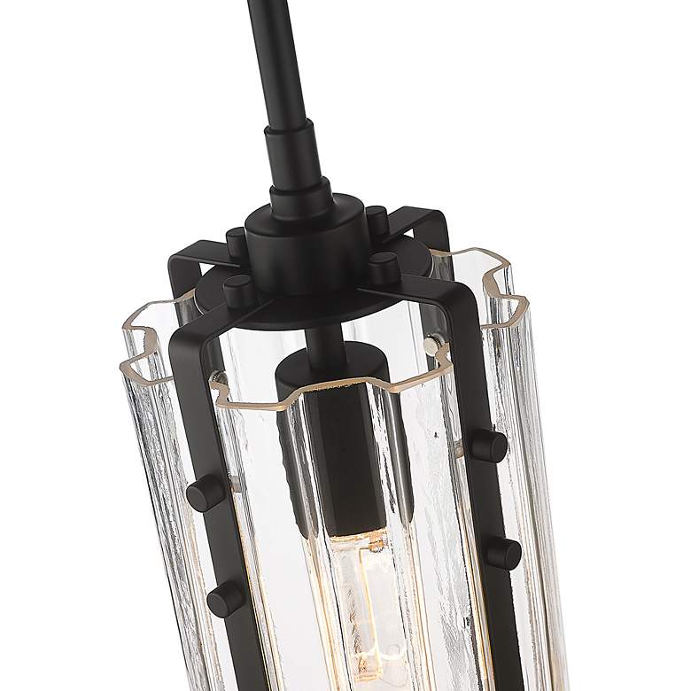 Image 6 Z-Lite 1 Light Mini Pendant in Matte Black Finish more views
