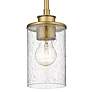 Thumbnail2 of Z-Lite 1 Light Mini Pendant in Olde Brass Finish more views